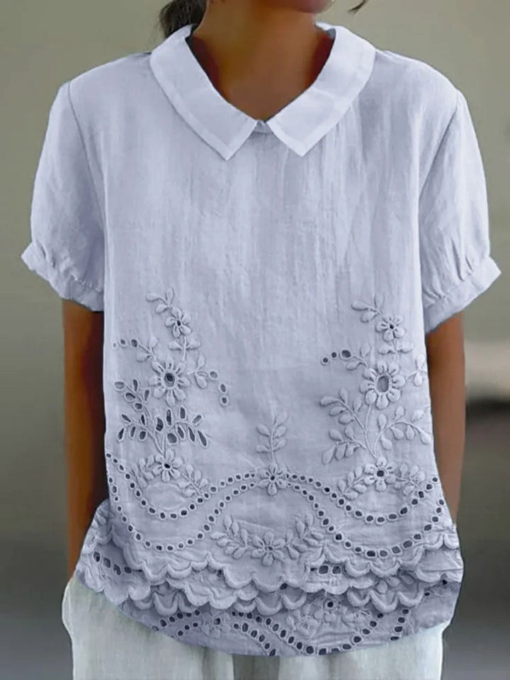 Lily | Camicia Ricamata Floreale