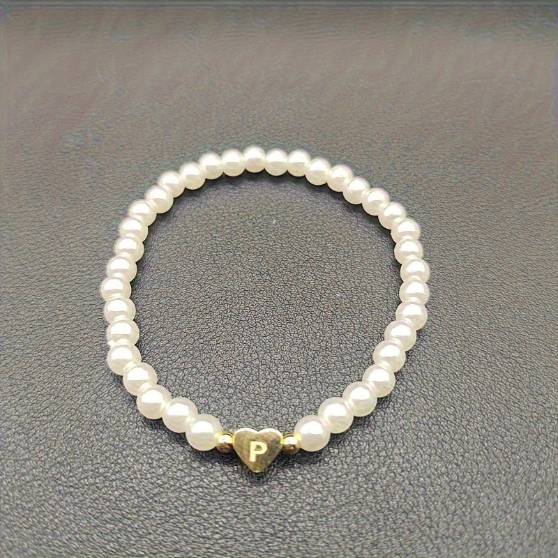 Bracelet Initial Coeur Chic A-Z