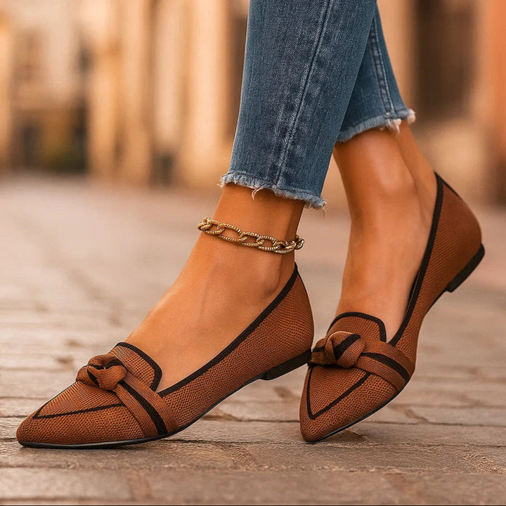 PANTOUFLES VALENTINA EN MAILLE
