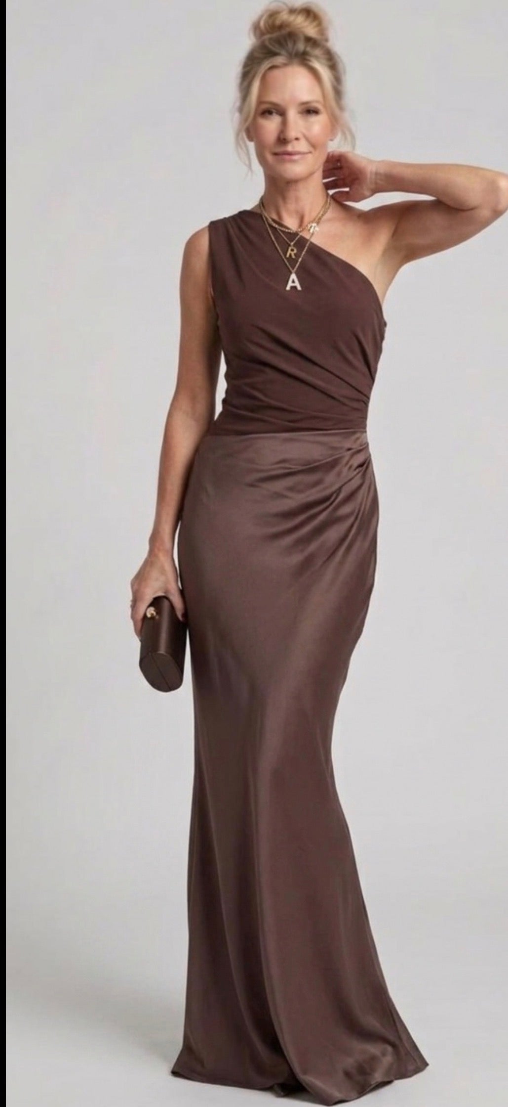 Stella & Grace™ | Abito Maxi con una Coda in Satin