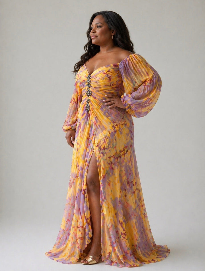 Stella & Grace™ | Abito Elegante con Scollatura a V