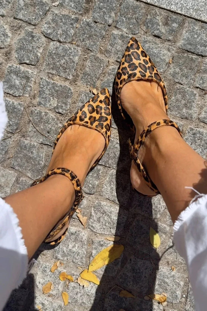 BALLET FLATS POINTUS AVEC SANGLE