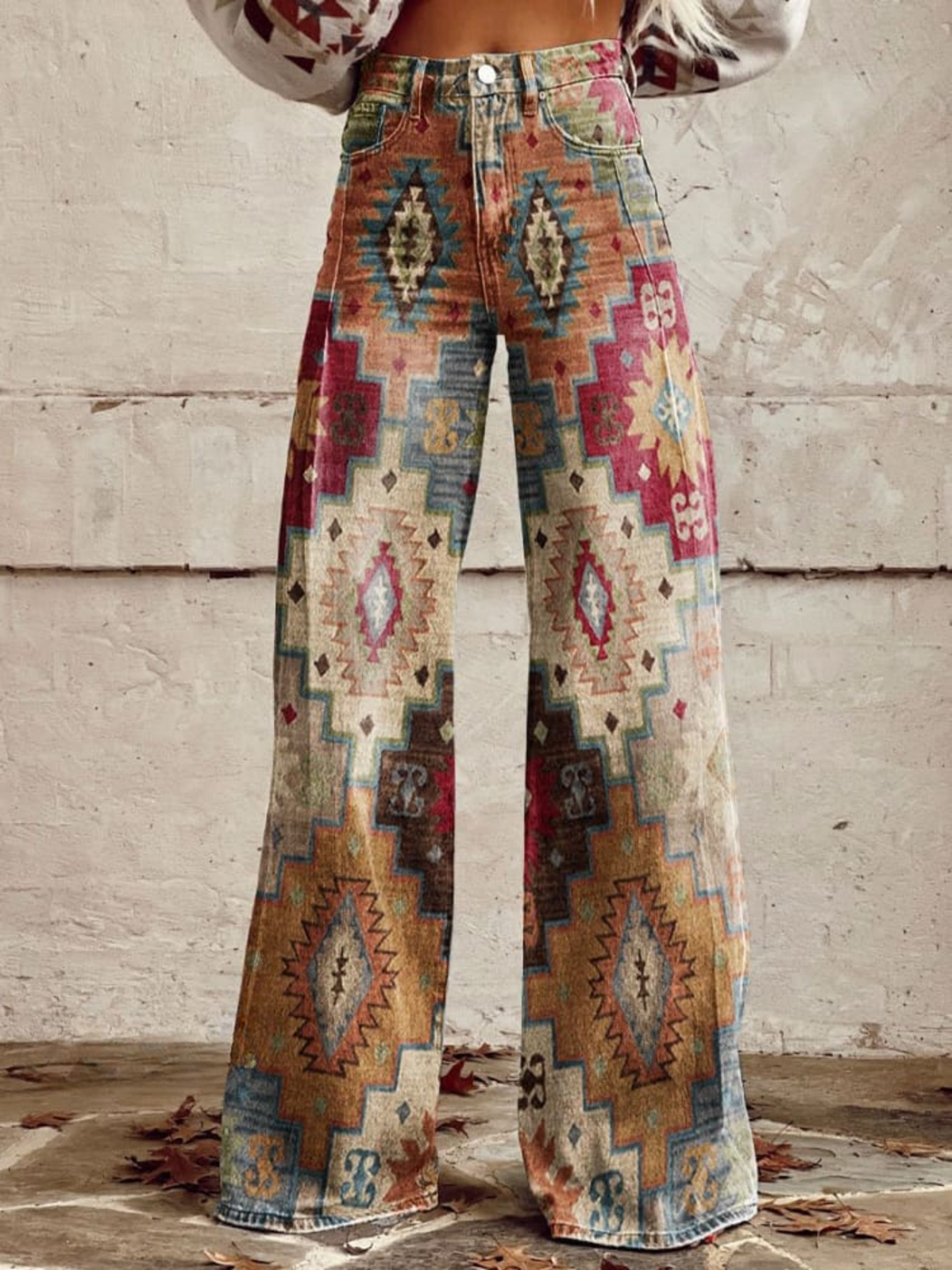 Léa - Pantalon Élegant Rétro
