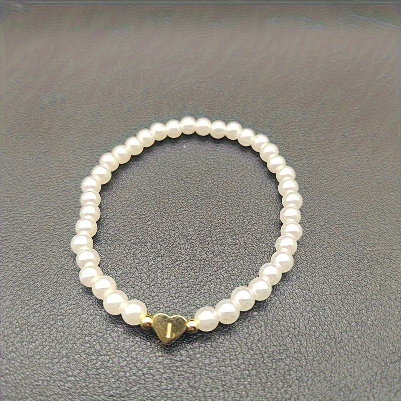 Bracelet Initial Coeur Chic A-Z