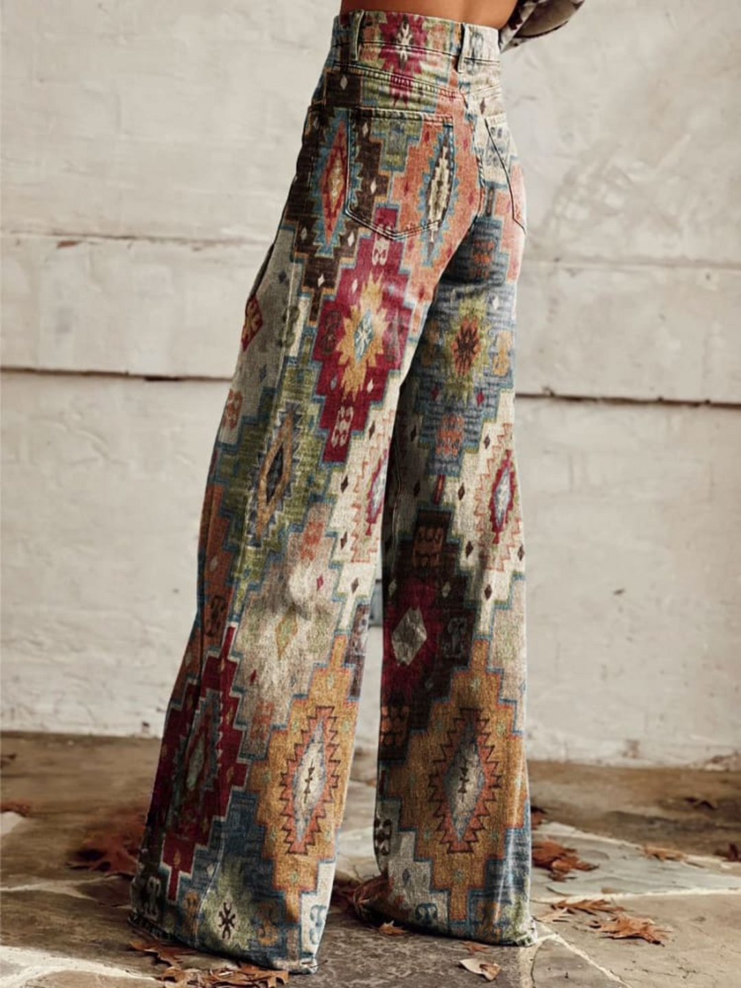 Léa - Pantalon Élegant Rétro