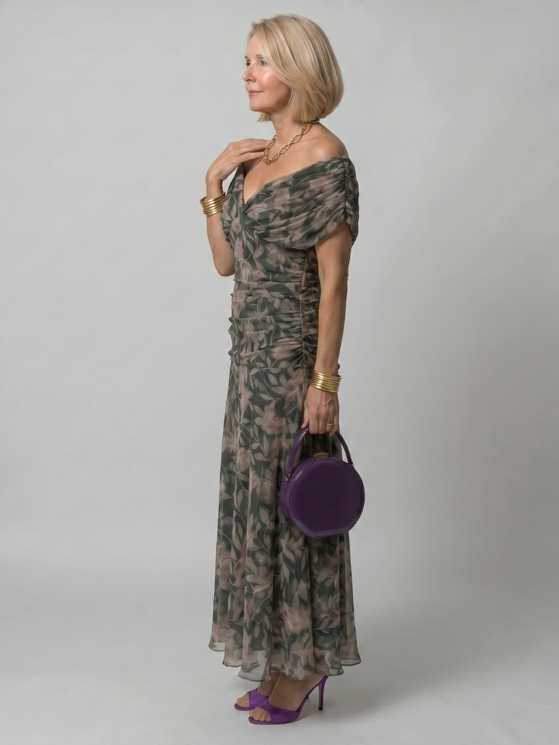 Stella & Grace™ | Abito Midi Off Shoulder