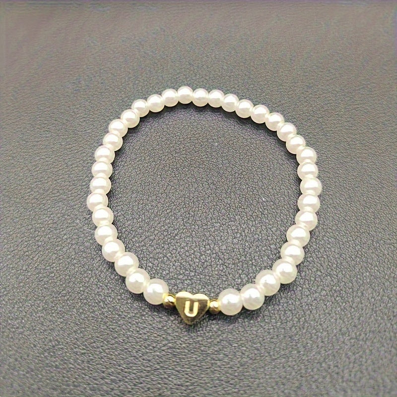 Bracelet Initial Coeur Chic A-Z