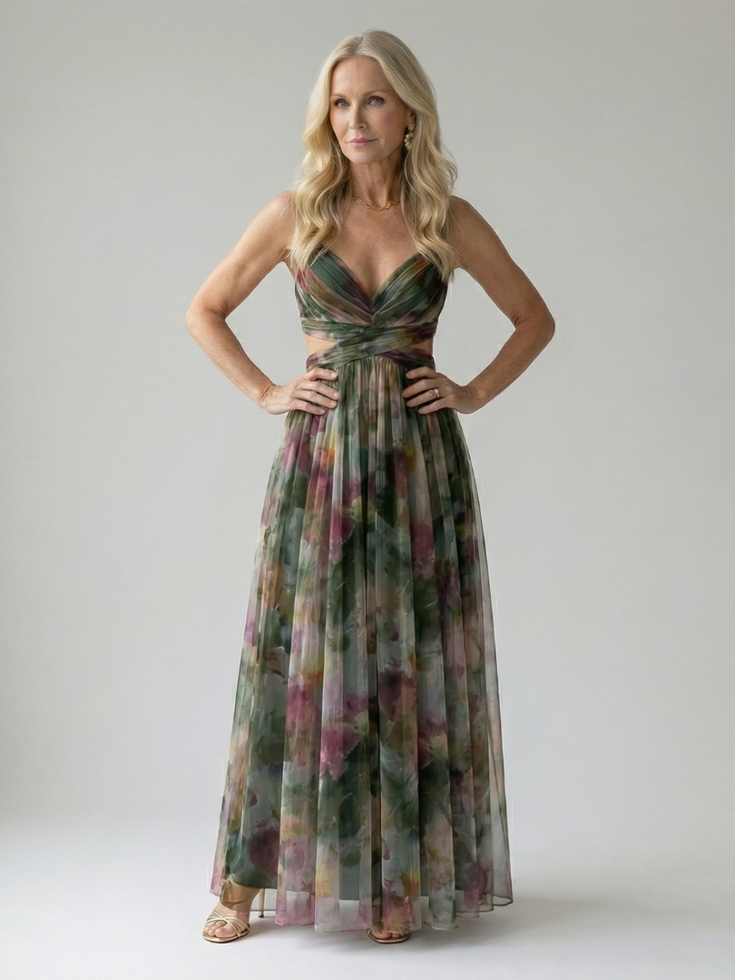 Stella & Grace™ | Abito Maxi Con Avvolgimento Morbido