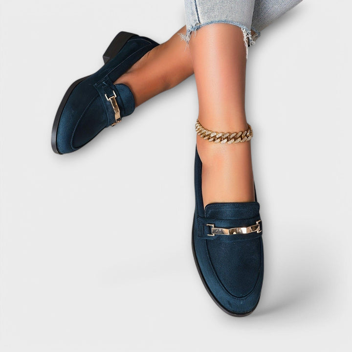 Noémie | Mocassins en flanelle