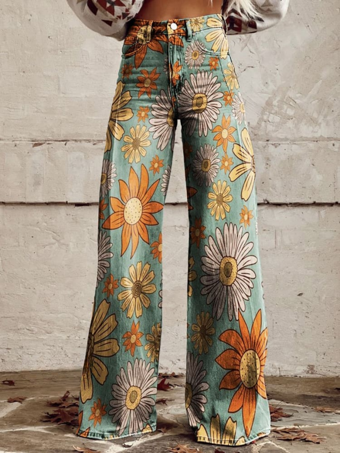 Cirilla - Pantalons Palazzo Floraux