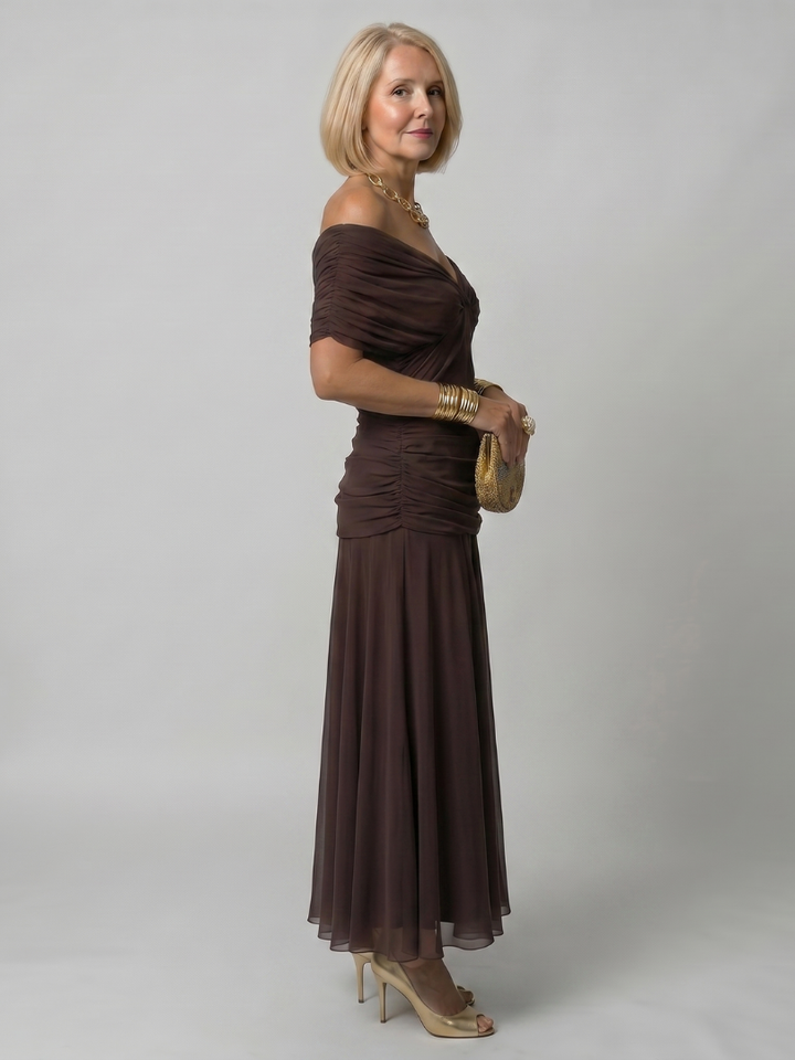 Stella & Grace™ | Abito Midi Off Shoulder