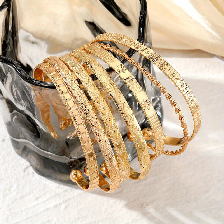 Bracelet Bangle Boho Doré
