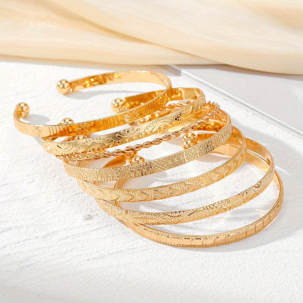Bracelet Bangle Boho Doré