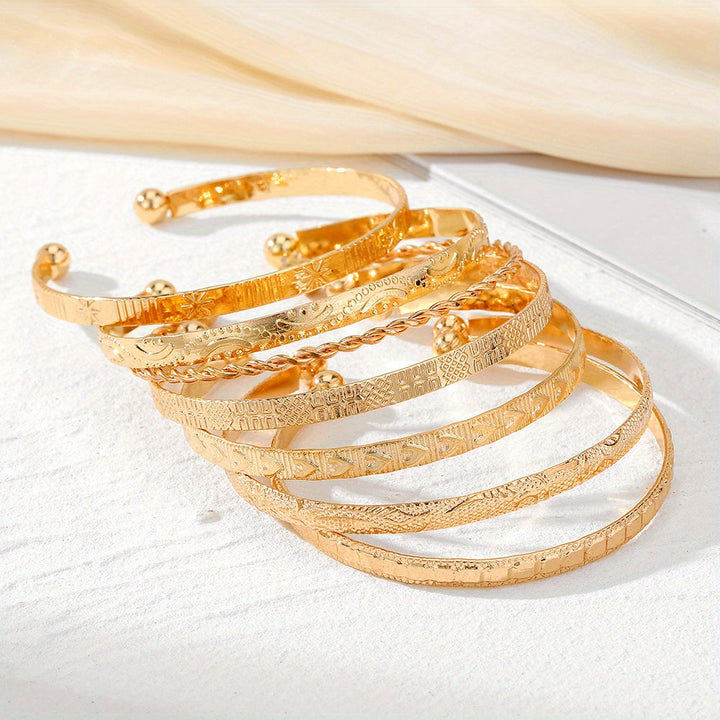 Bracelet Bangle Boho Doré