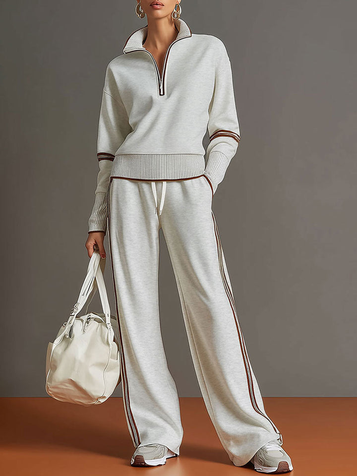Marietta – Sweat et pantalon à jambes larges