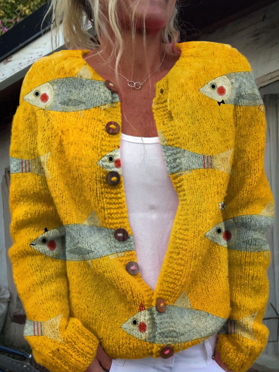 Anouk™ | Cardigan in Maglia Vintage