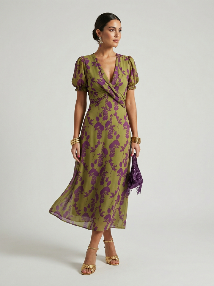 Stella & Grace™ | Abito Midi Floreale Relaxato