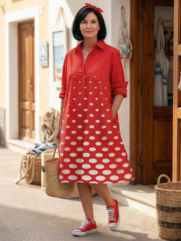 Wrenley | Vestito a Pois Luminoso