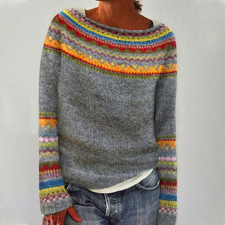 Aliana™ | Maglione in lana retrò