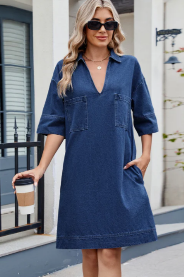 Jada | Robe en denim décontractée