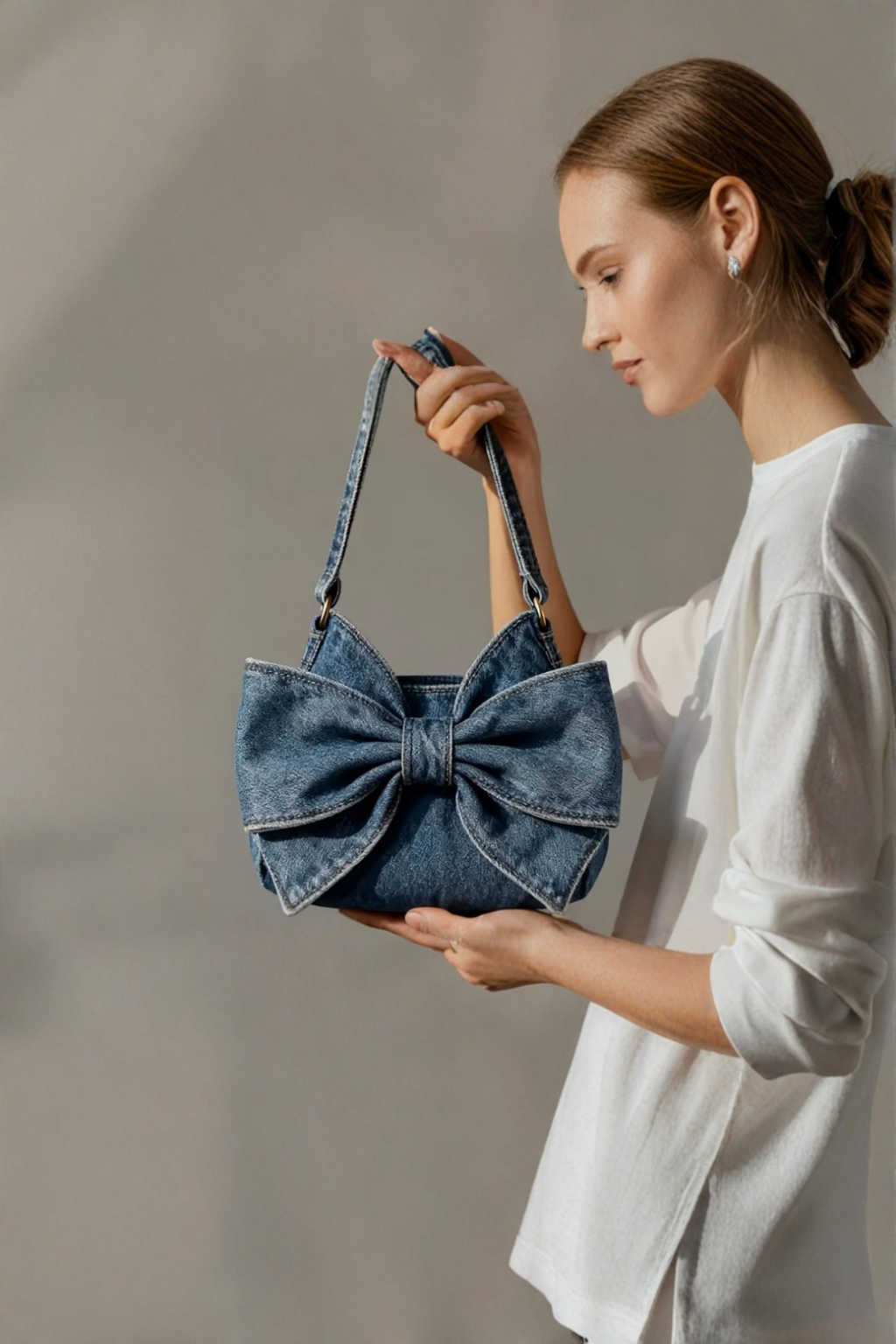 Anais | Sac rétro avec nœud
