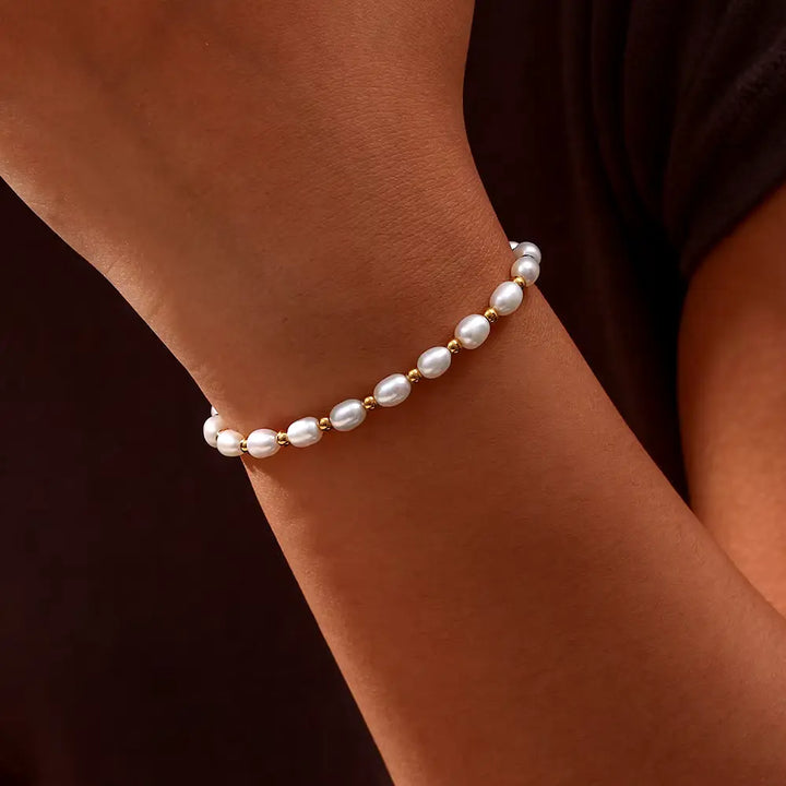 Bracelet de Perles Élégant et Romantique