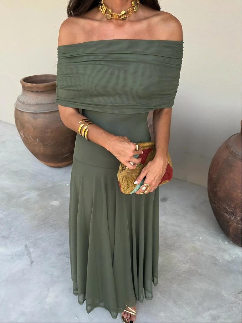 Camila | Robe maxi élégante en mesh
