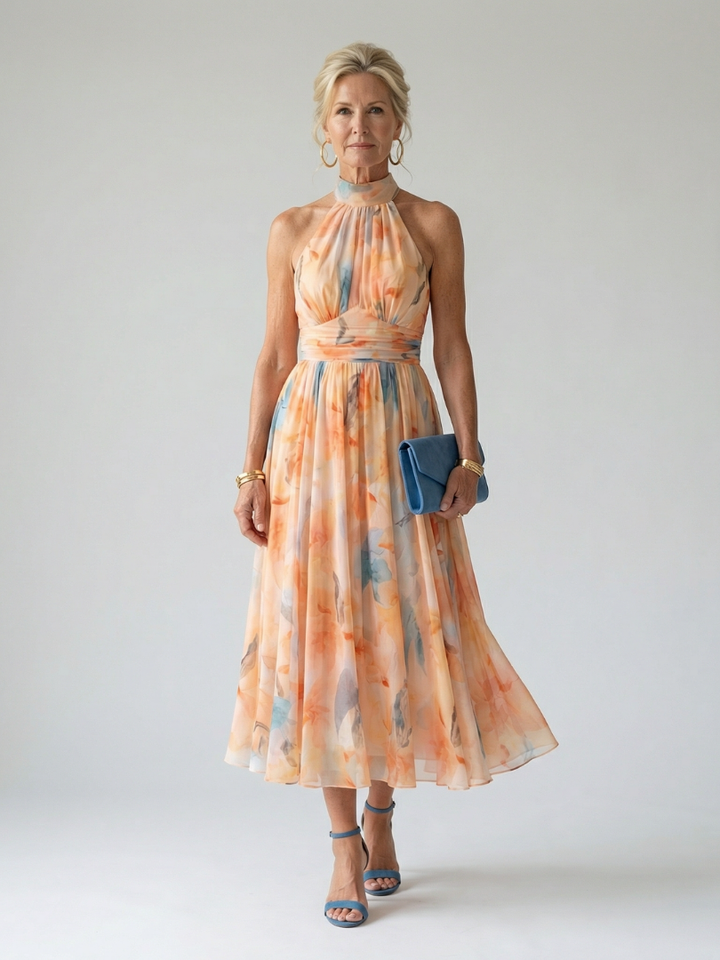 Stella & Grace™ | Abito Midi con Scollo Halter