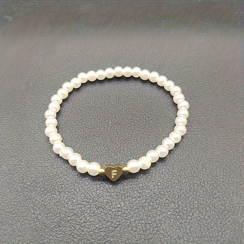 Bracelet Initial Coeur Chic A-Z