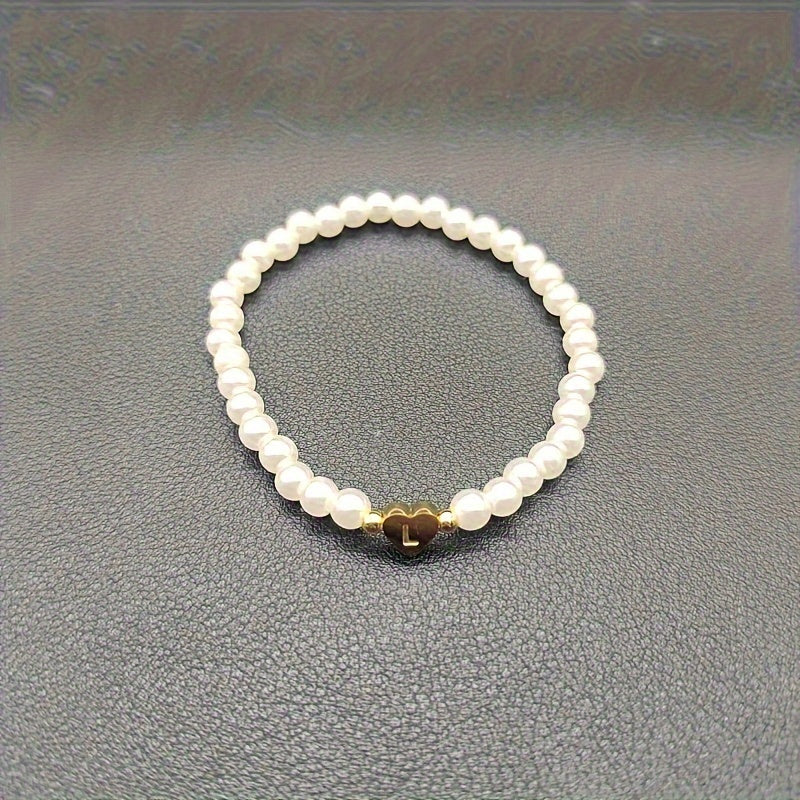 Bracelet Initial Coeur Chic A-Z