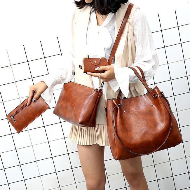 Sutton - Stylish Retro 4-Piece Bag Set