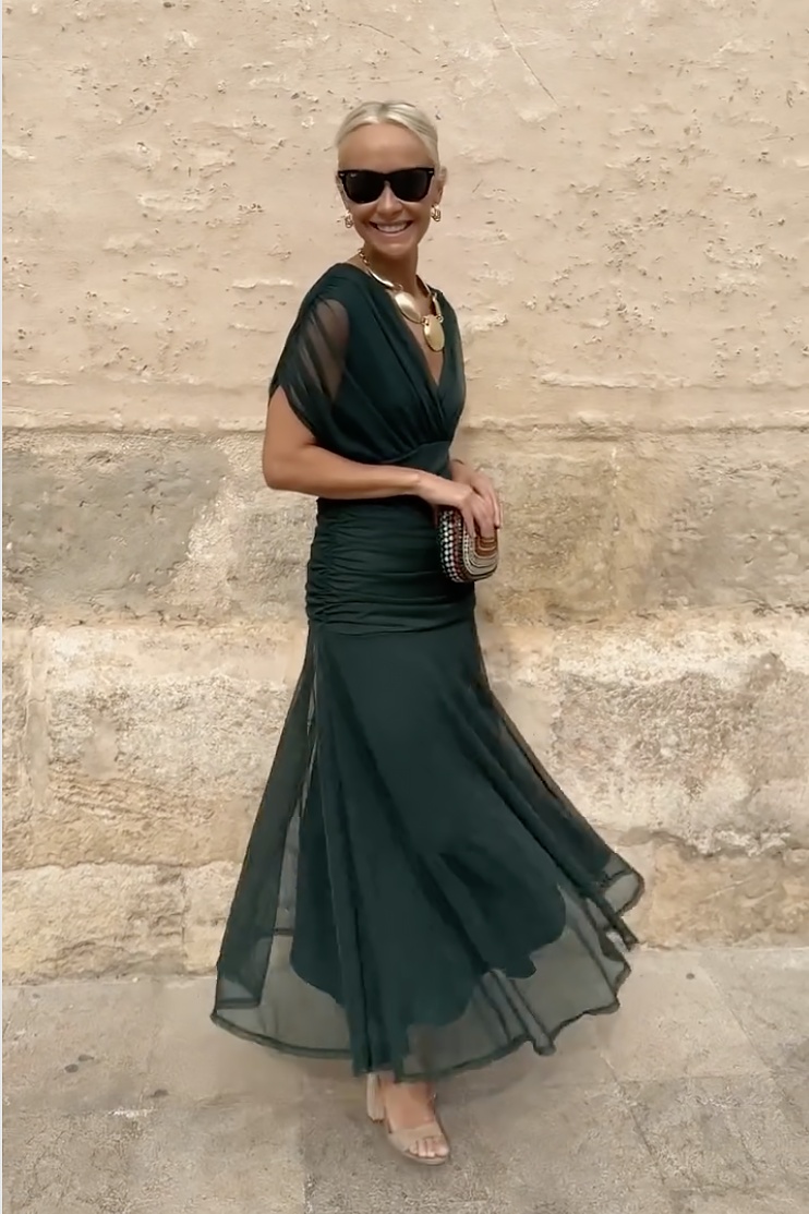 Lorenza™ | Robe Maxi Élégante avec Décolleté en V