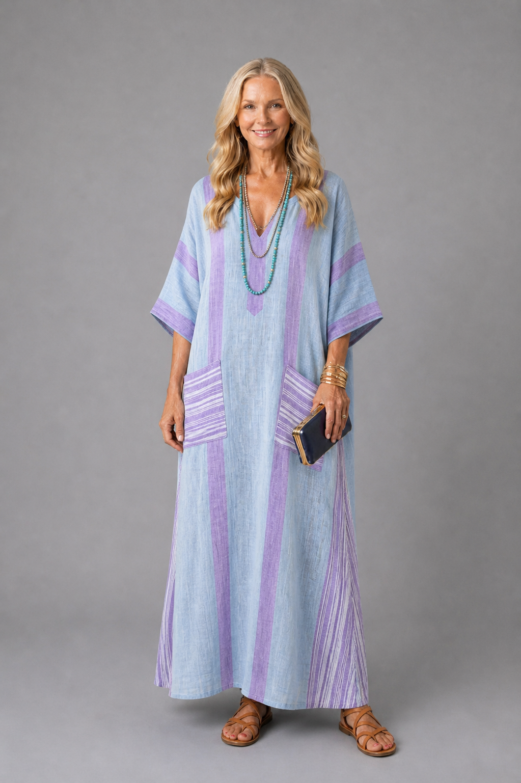 Orien | Vestito Midi Pocket Light Flow