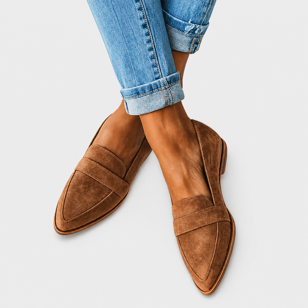 Helen | Chaussons orthopédiques en daim doux
