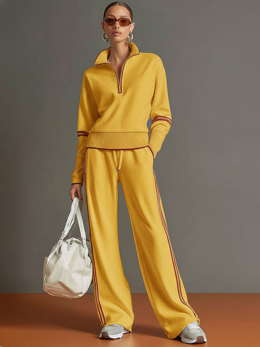 Marietta – Sweat et pantalon à jambes larges