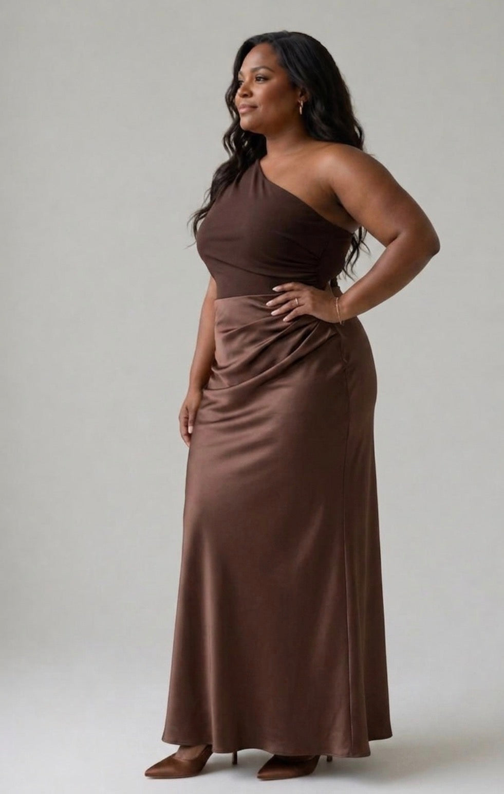 Stella & Grace™ | Abito Maxi con una Coda in Satin