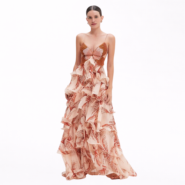 Nahia | Robe avec Volants