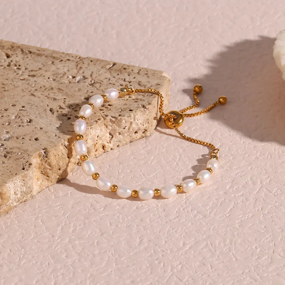 Bracelet de Perles Élégant et Romantique