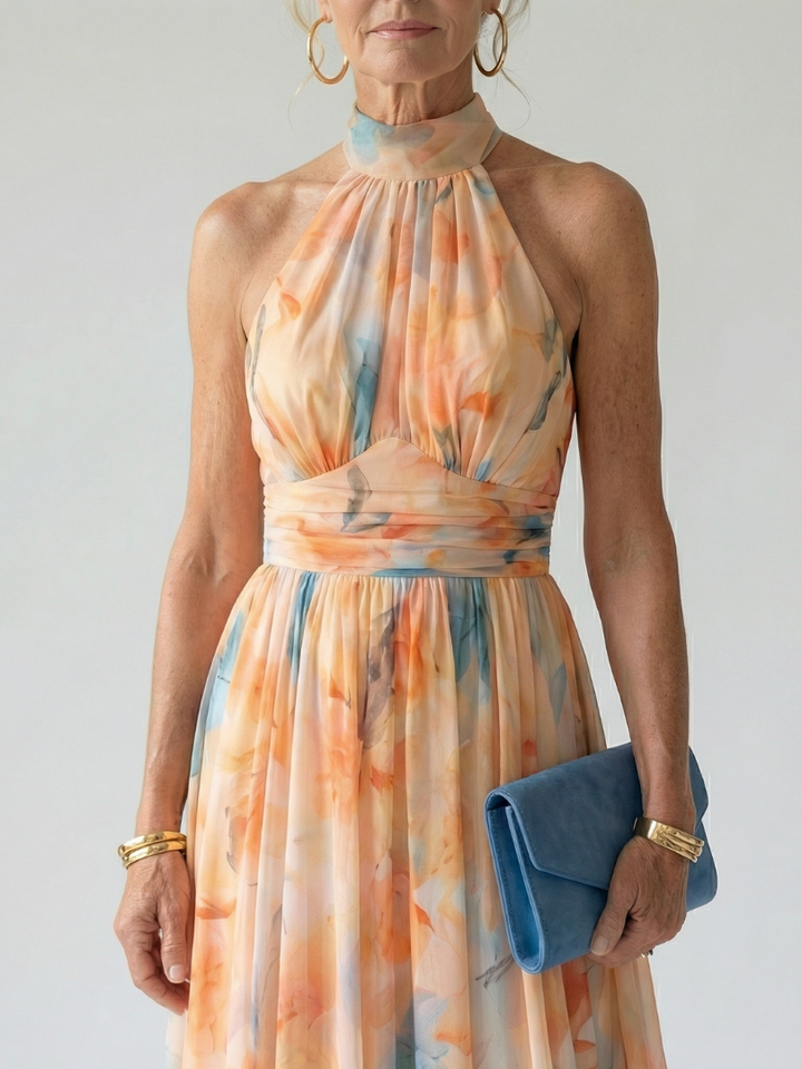 Stella & Grace™ | Abito Midi con Scollo Halter