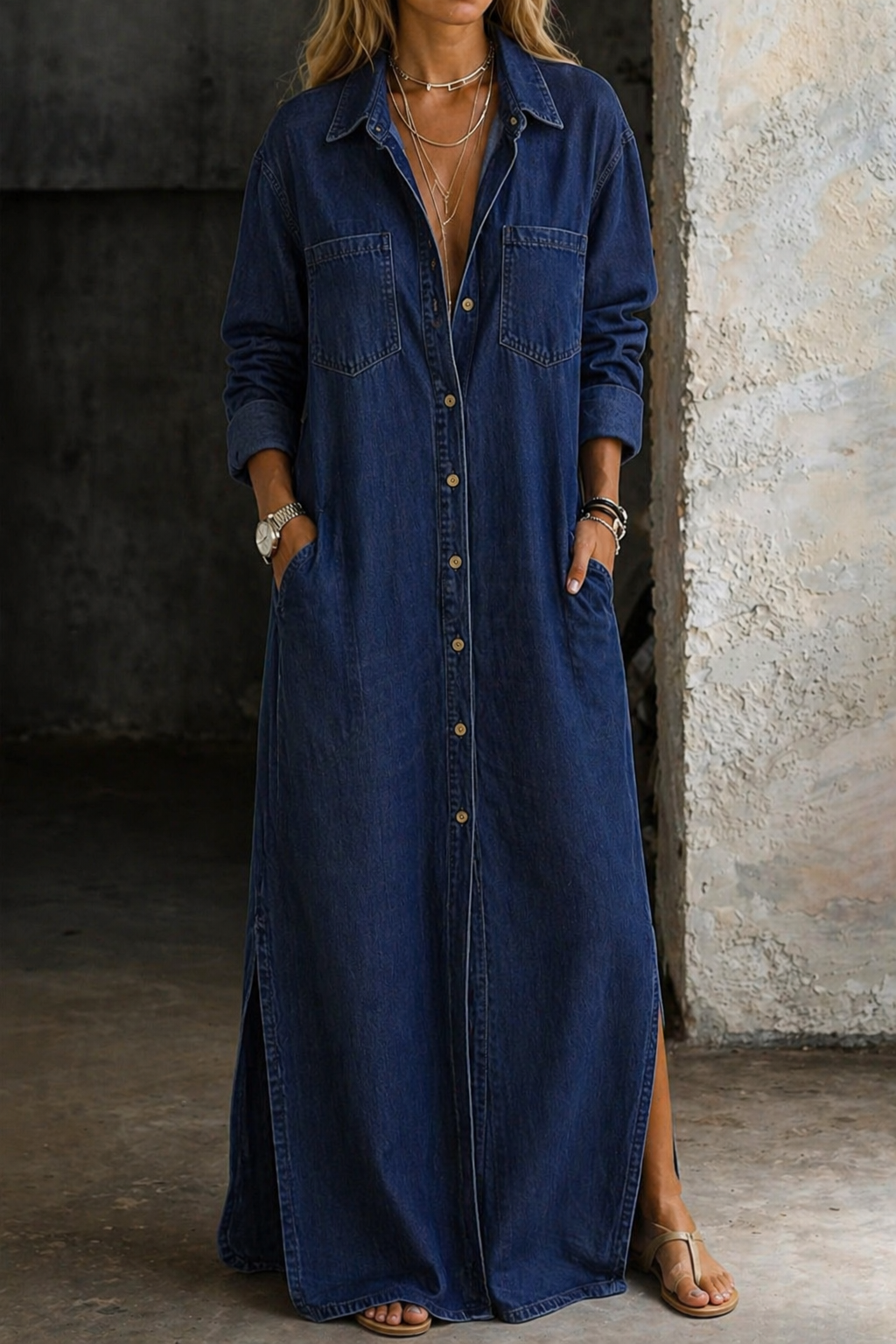 Diana | Robe à boutons