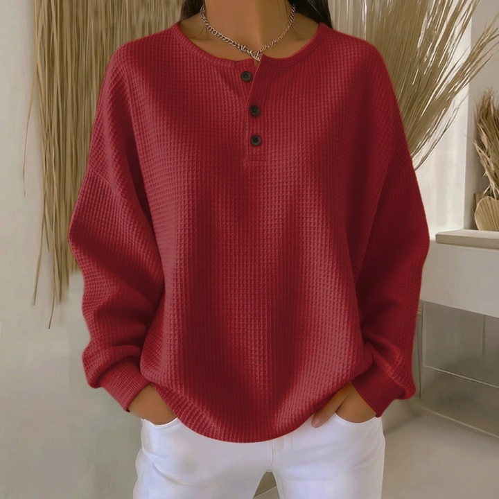 Aurelie | Henley a Maglia Waffle