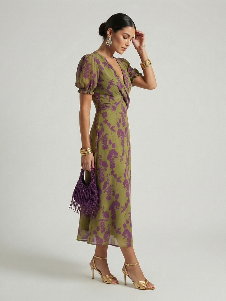 Stella & Grace™ | Abito Midi Floreale Relaxato