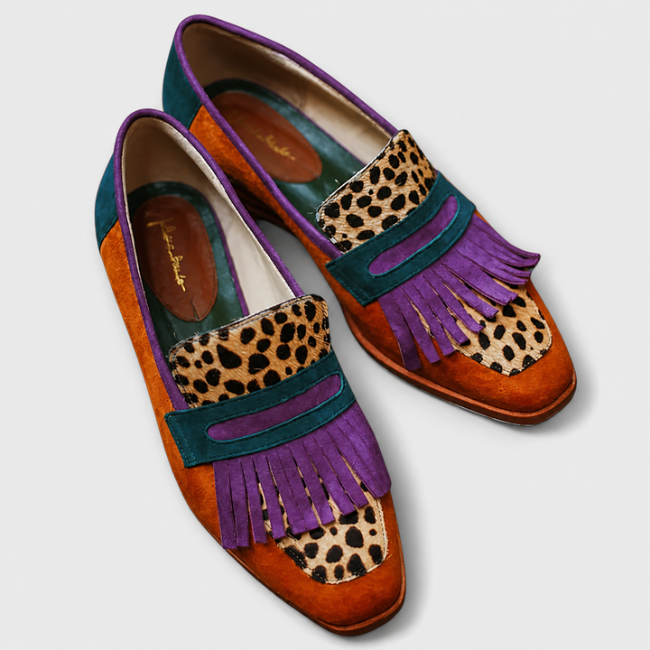 Fallon™ | Mocassin Marron Léopard