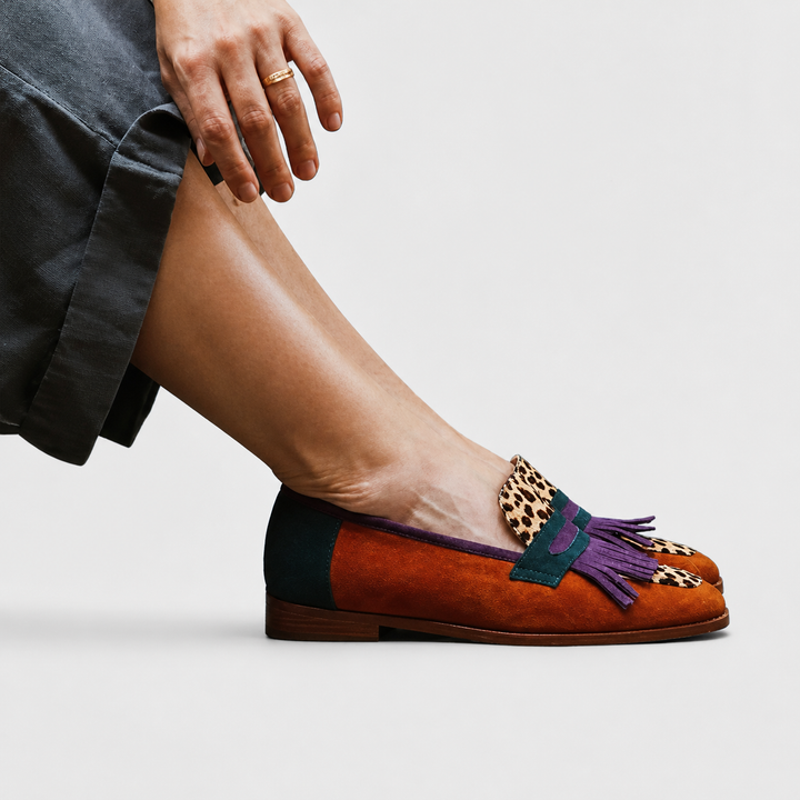 Fallon™ | Mocassin Marron Léopard