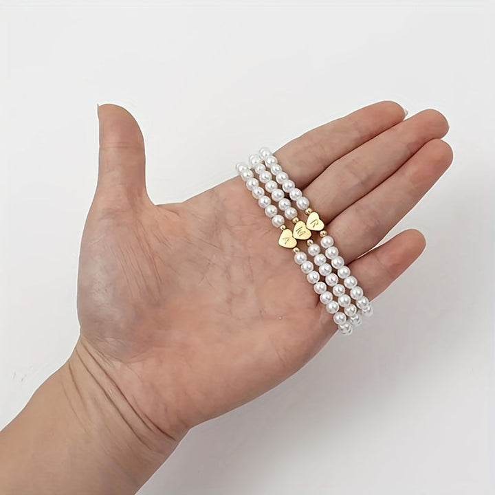Bracelet Initial Coeur Chic A-Z