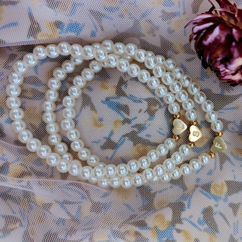Bracelet Initial Coeur Chic A-Z