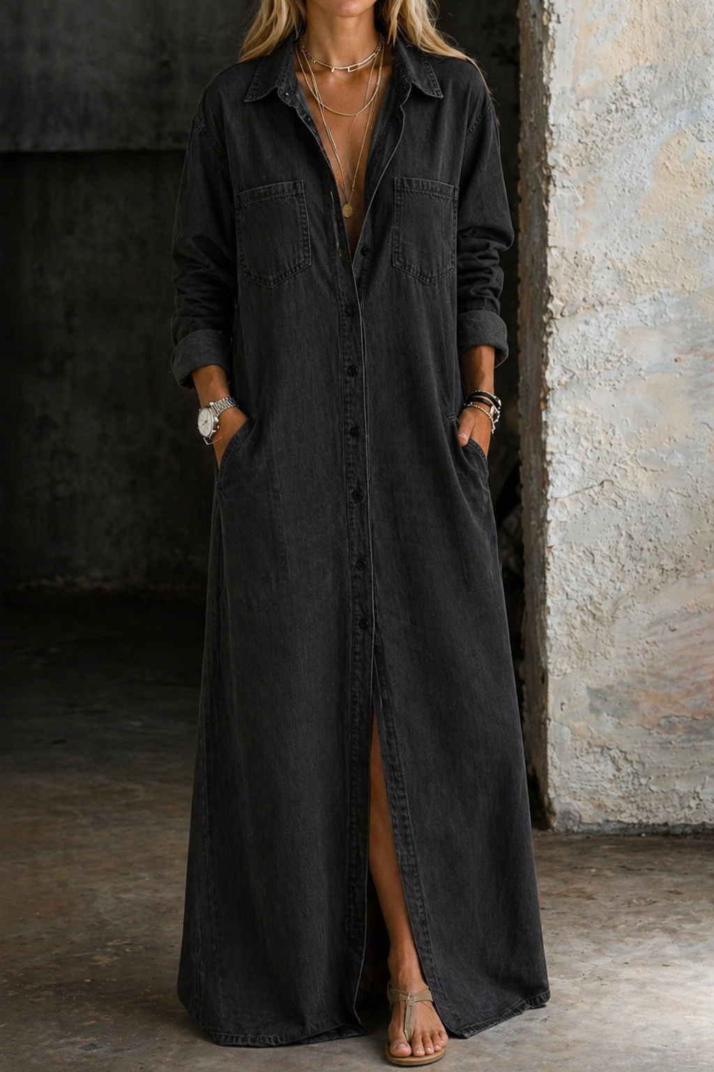 Diana | Robe à boutons