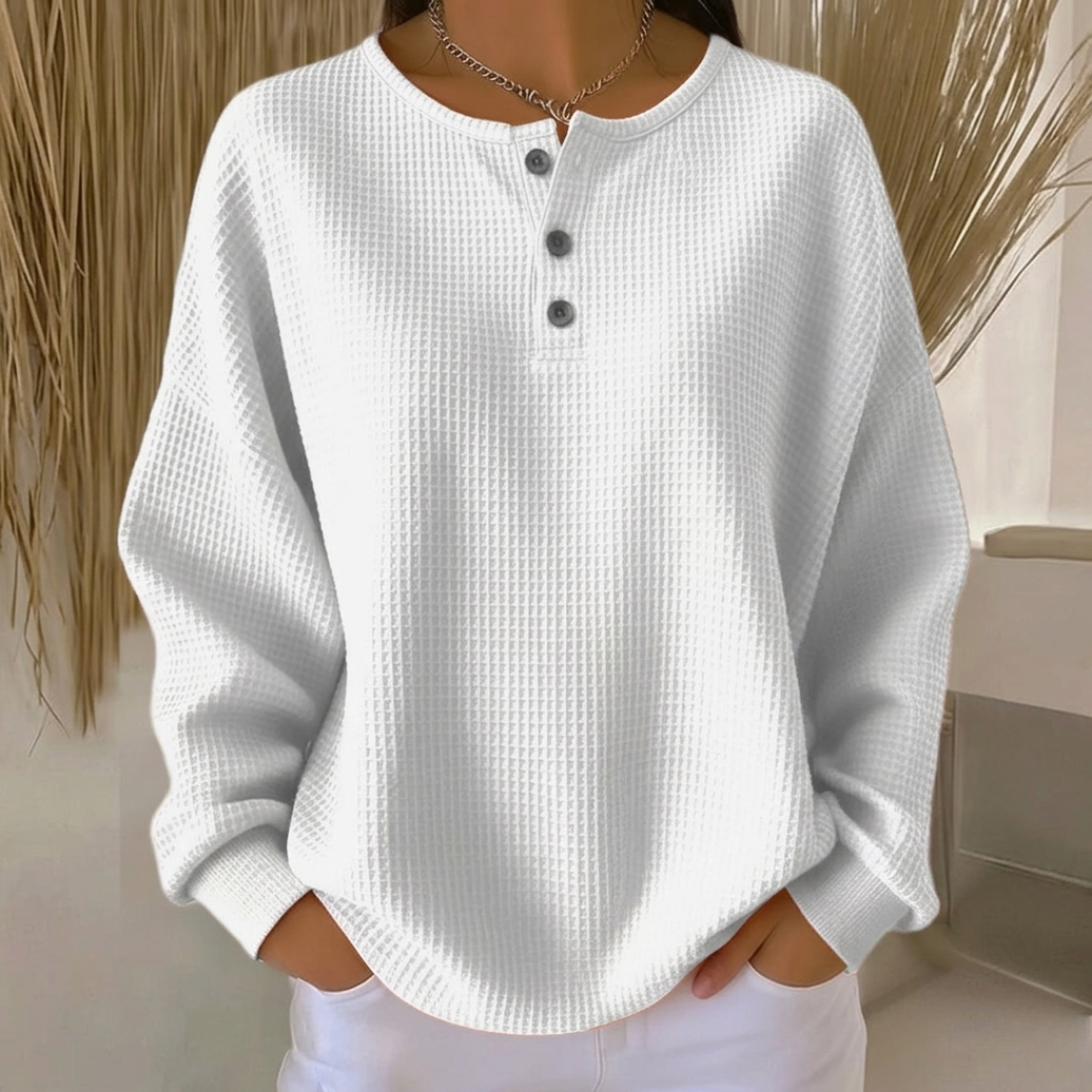 Aurelie | Henley a Maglia Waffle