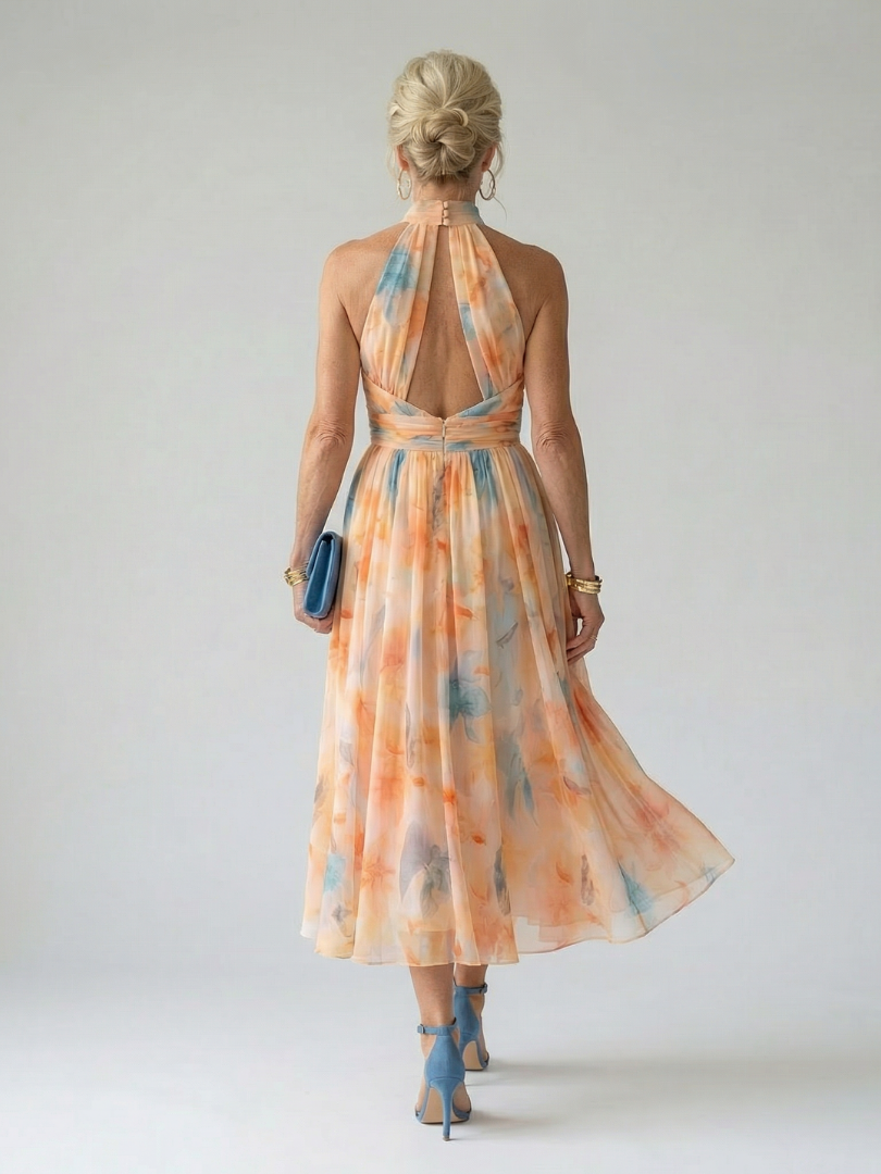 Stella & Grace™ | Abito Midi con Scollo Halter