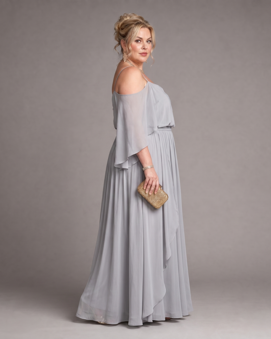 Aurevina | Top a Spalle Scoperte e Set di Gonna Maxy Fluttuante